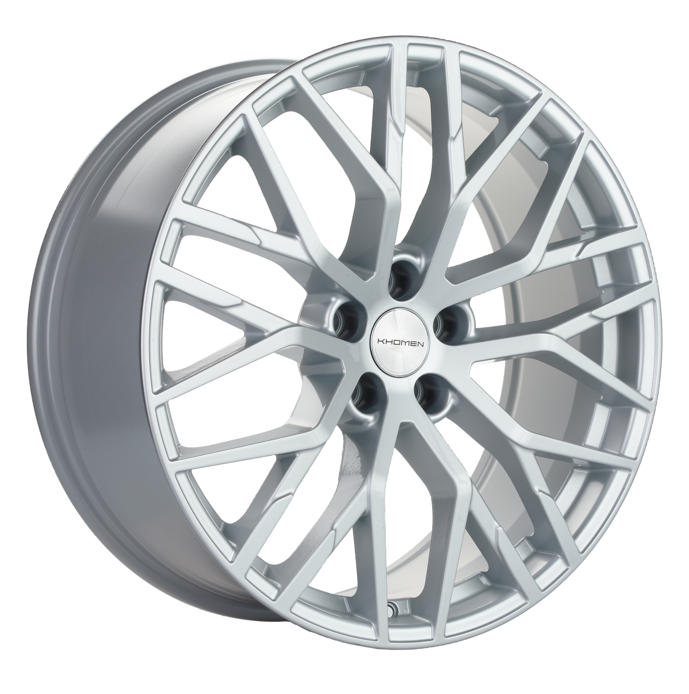 Khomen Wheels KHW2005 8.5x20 5x112 ET35 Dia66.6 Brilliant Silver-FP ()