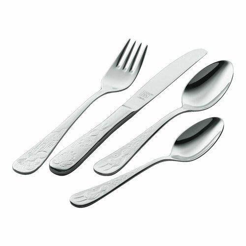 Набор детских столовых приборов Zwilling Сказки братьев Гримм, 4 пр. серебристый