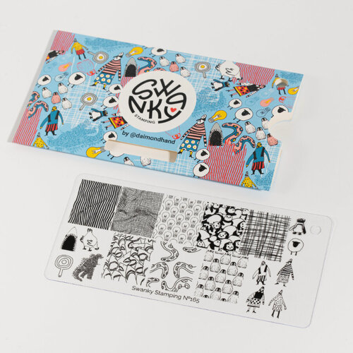 Изображение товара Пластина для стемпинга Swanky Stamping №165