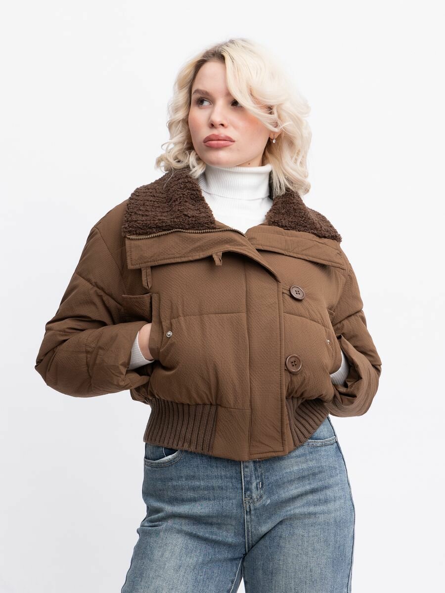 Куртка RM shopping Базовая коллекция, размер XL, brown