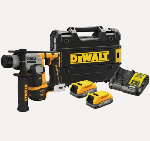Изображение товара Перфоратор аккумуляторный DeWalt DCH172E2T-QW в кейсе TSTAK, ЗУ и АКБ в комплекте