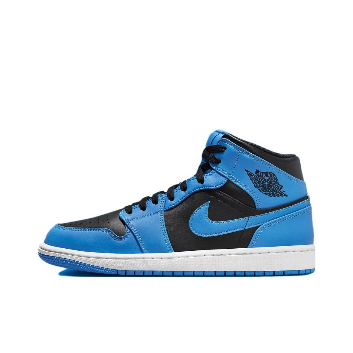 Кроссовки Jordan Air Jordan 1 Mid, размер Размер: US 10 / EU 44 / 28 CM, черно-синий