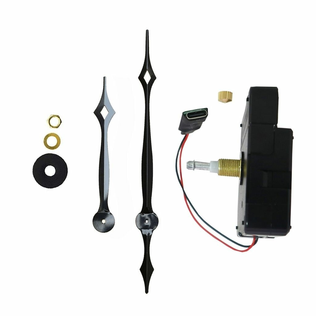 Шнур питания Удлиненный внешний кабель питания I-оси 17MM с USB разъемом набор игл 02072 черного цвета 1 комплект