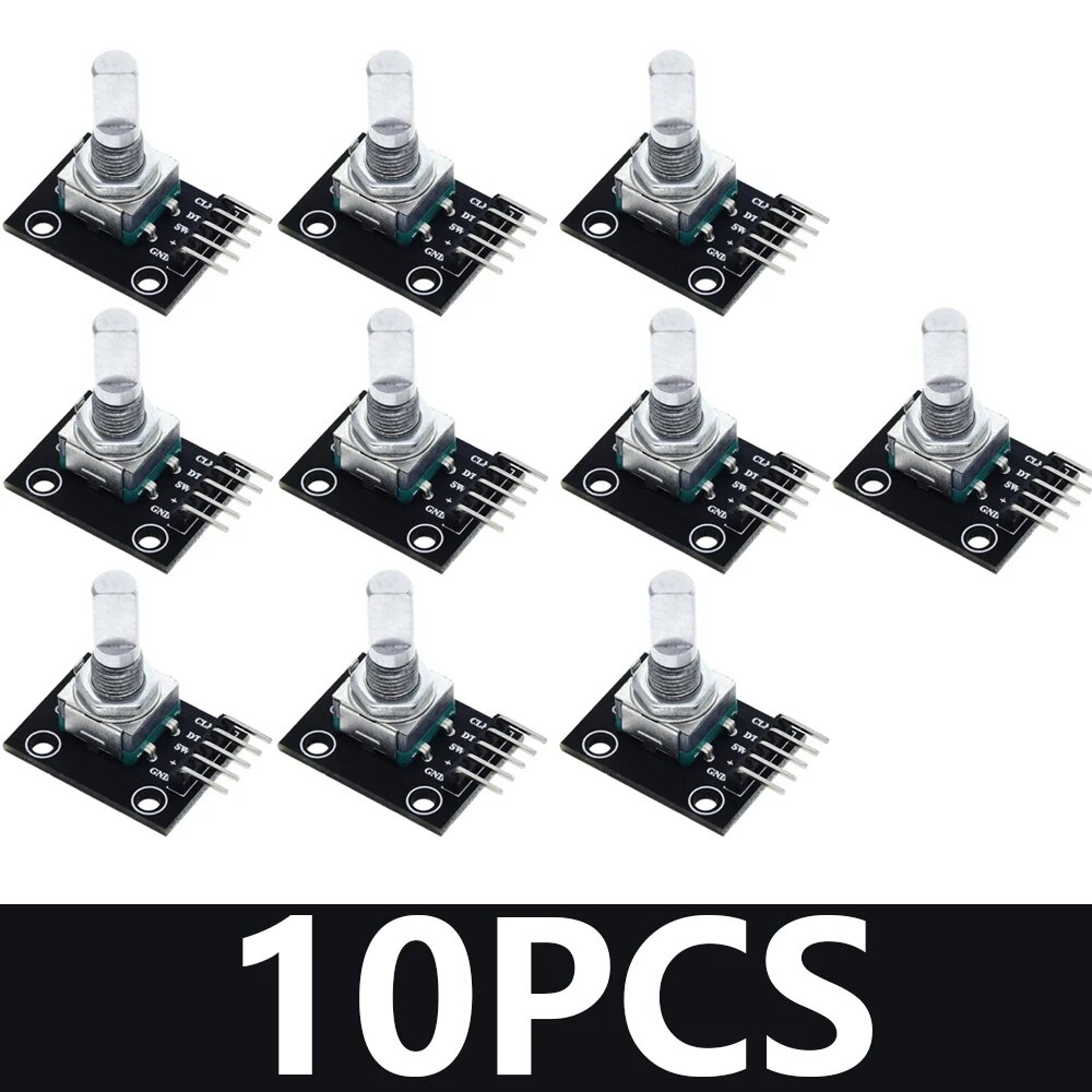 1 ~ 10 шт. EGBO 360 градусов поворотный модуль энкодера для Arduino кирпичный сенсорный переключатель макетная плата KY-040 с контактами ky 040, 10PCS