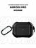 Чехол для наушников AirPods Pro, Pro 2 с карабином и замком