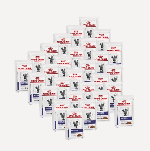Изображение товара Royal Canin Neutered Balance для стерилизованных кошек склонных к полноте кусочки в соусе 85г x 28 шт.