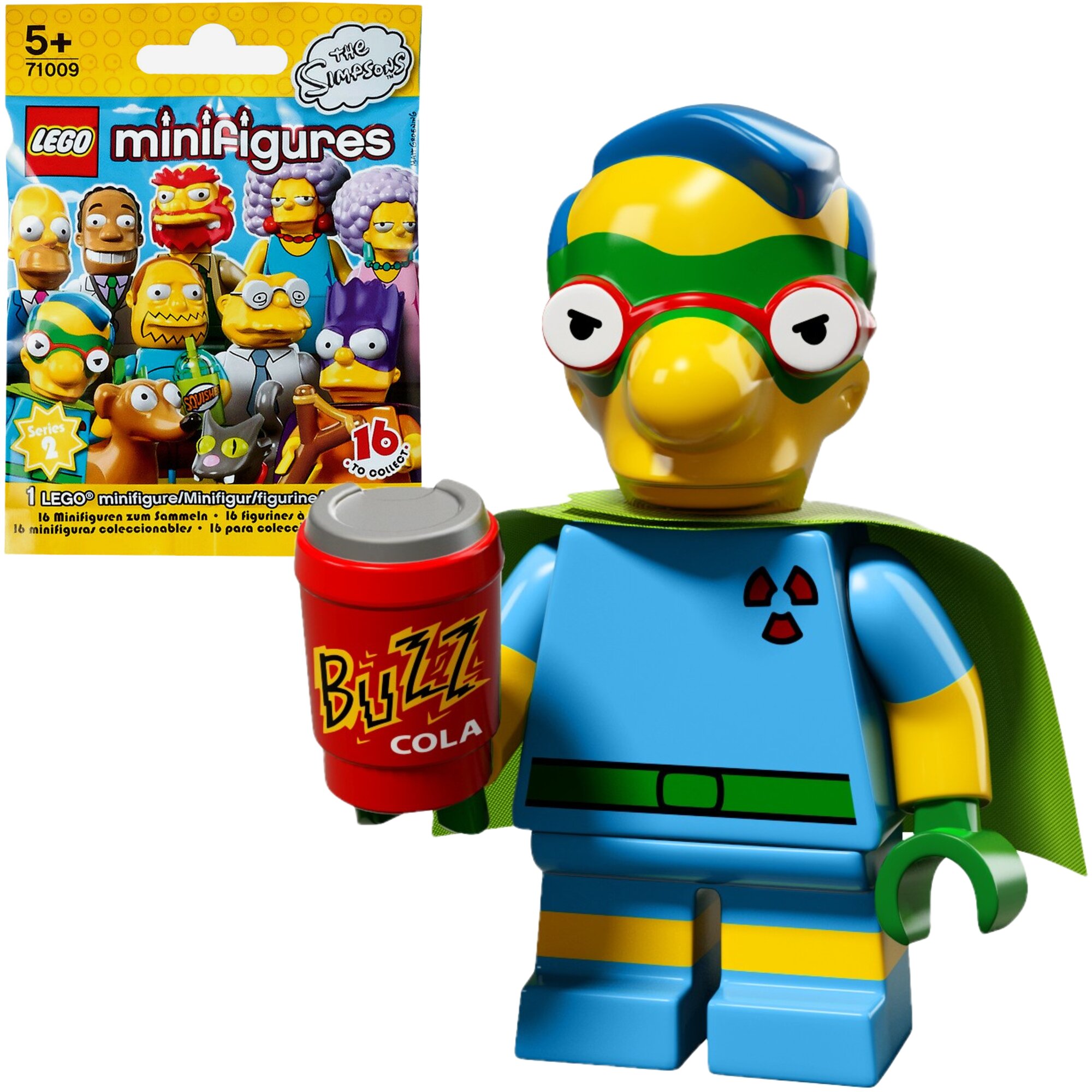 Минифигурки лего "Симпсоны - Милхаус Ван Хутен" LEGO Simpson Minifigures 71009-6