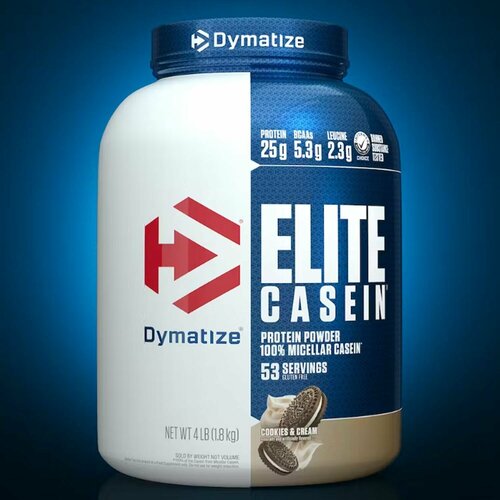 Казеиновый протеин DYMATIZE Elite Casein 1800 гр со вкусом печенье с кремом