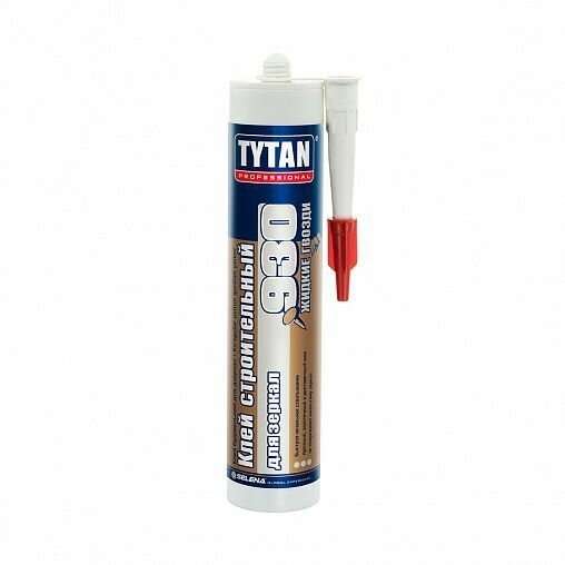 Клей - строительный для зеркал TYTAN Professional 380 гр бежевый №930* / Гидропласт