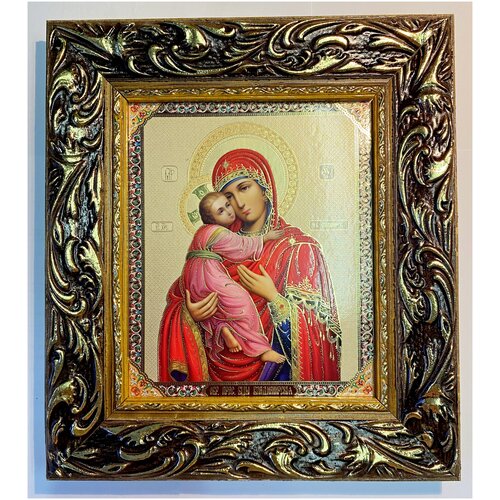 икона репродукция святой лука в золоченой размер 22 25 Икона Репродукция Богородица Владимирская в золоченой размер 22*25