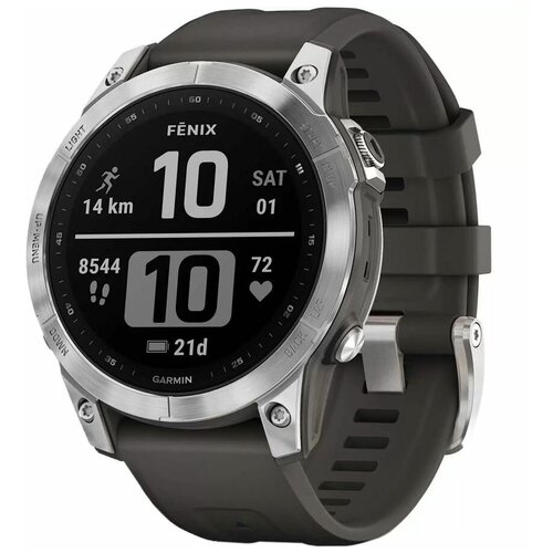 Умные часы Garmin Fenix 7 47мм 13 серебристый 010-02540-01 6599000₽