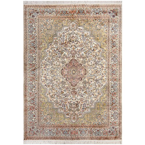 Ковер на пол 1,7 на 2,57 м в спальню, гостиную, бежевый Cashmir 230470-Faragha beige