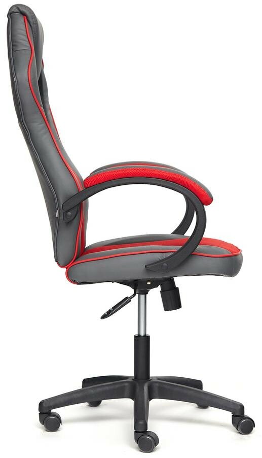 Игровое кресло Tetchair (Grey/Red) - фото №2