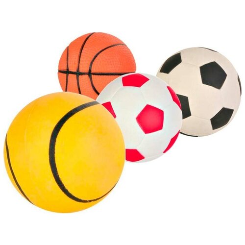 Мяч, мягкая резина, ф 6 см мяч игровой резина ø 6 см