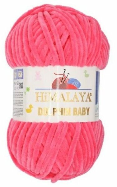 Пряжа Himalaya Dolphin baby темно-розовый (80324), 100%полиэстер, 120м, 100г, 1шт