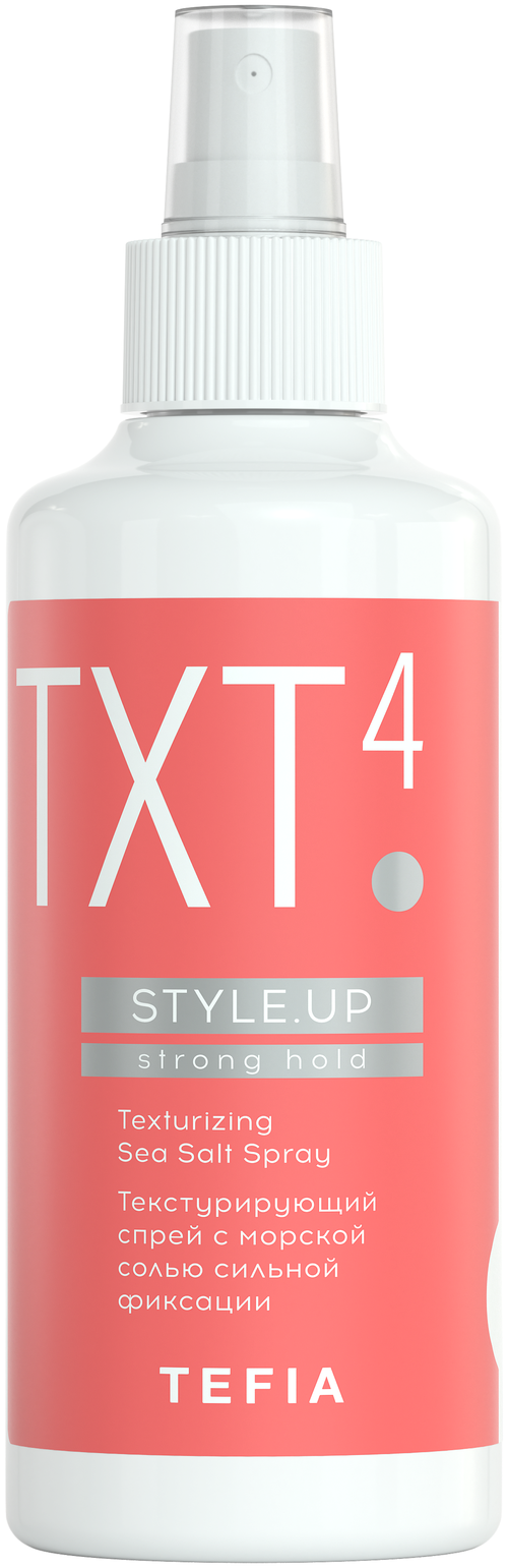 Tefia TXT4 Style.Up Текстурирующий спрей с морской солью сильной фиксации, 286 г, 250 мл