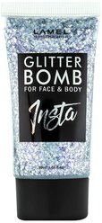 Lamel Professional Жидкий глиттер для макияжа INSTA Glitter Bomb 401