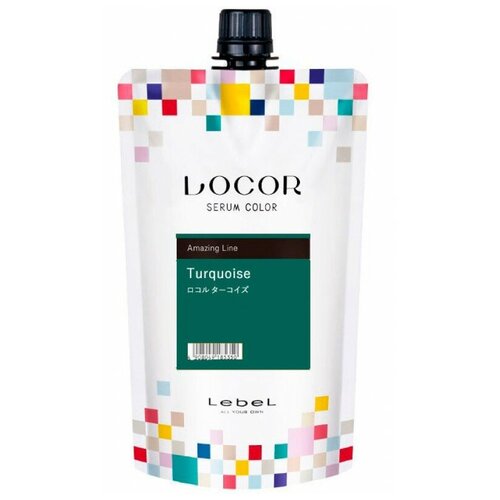 Lebel Cosmetics Краситель прямого действия Locor Serum Color Amazing Line, turquoise, 300 мл, 300 г