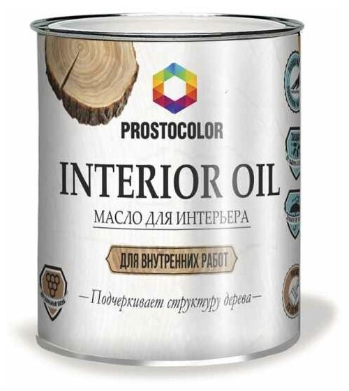 Масло для интерьера Interior PROSTOCOLOR Oil 0,75 л палисандр