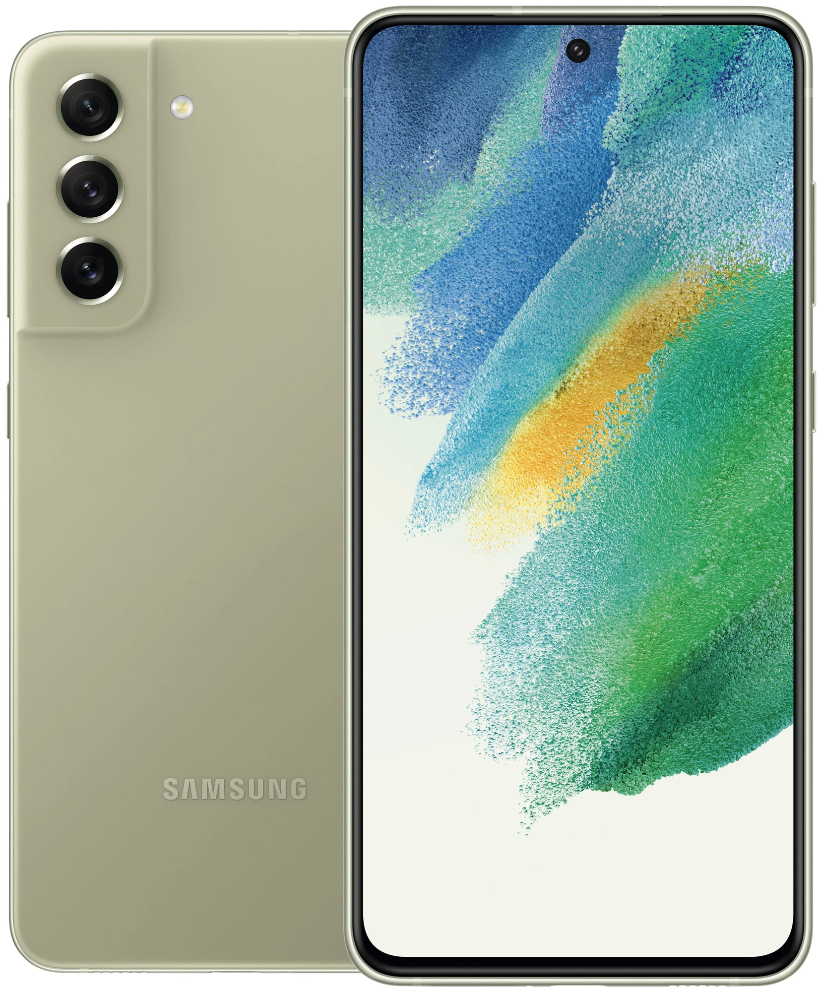 Смартфон Samsung Galaxy S21 FE (SM-G990E) 8/128 ГБ, оливковый