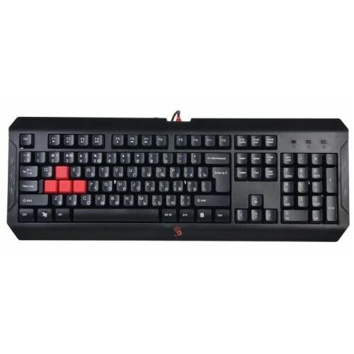 Клавиатура A4Tech Q100 черная USB LED 189700₽