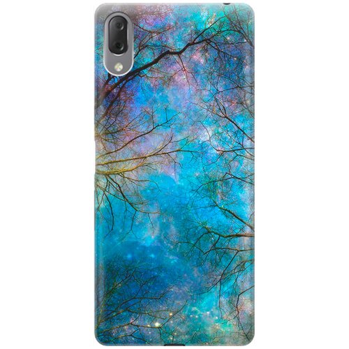 фото Re:pa накладка transparent для sony xperia l3 с принтом "ночное небо в ветвях"