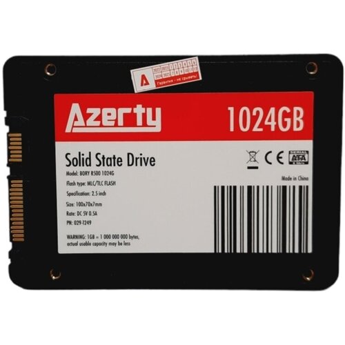 Твердотельный накопитель Azerty Bory R500 1 ТБ SATA 029-1249 425000₽