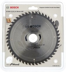 Пильный диск BOSCH Eco Wood 2608644377 190х30 мм