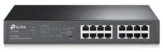 Коммутатор Tp-link TL-SG1016PE 16G 8PoE+ 110W управляемый