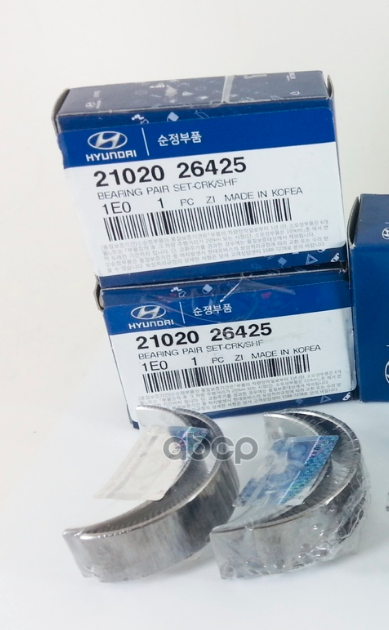 Вкладыши Коренные (Компл.) Std Hyundai Accent Hyundai/Kia 21020-26425 Hyundai-KIA арт. 21020-26425