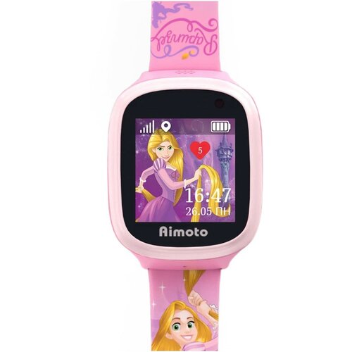 Детские смарт-часы Disney Рапунцель 144 GPS камера SOS местоположение звонок 440200₽