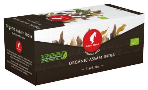 Чай черный в пакетиках Julius Meinl Assam India, 25 пак/уп (Юлиус Майнл)