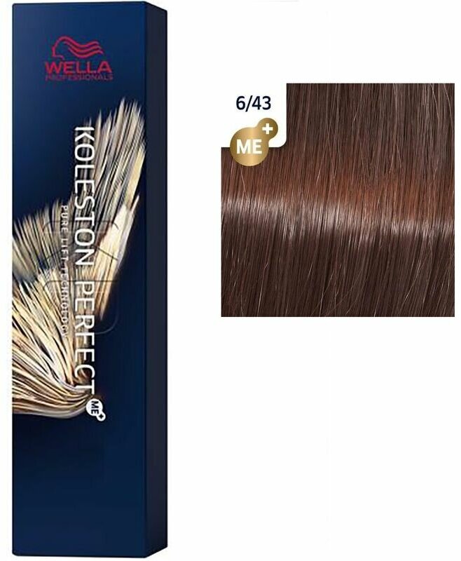 Wella Professionals Koleston Perfect Me+ Vibrant Reds краска для волос, 6/43 Дикая орхидея, 60 мл - фотография № 5