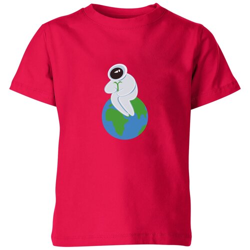 Футболка Us Basic, размер 14, розовый мужская футболка космонавт на земле s синий