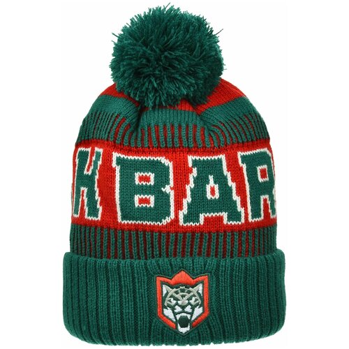 Шапка АК БАРС, демисезон/зима, размер 58, зеленый