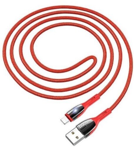 Кабель USB HOCO U89 Safeness, USB - Lightning, 3A, 1.2 м, черный - фотография № 6