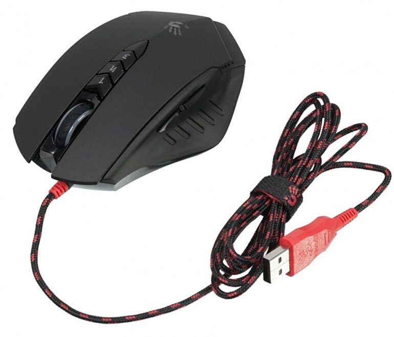 Мышь компьютерная A4Tech Bloody V8 чер опт (3200dpi) USB3.0 (8but), 1 шт.