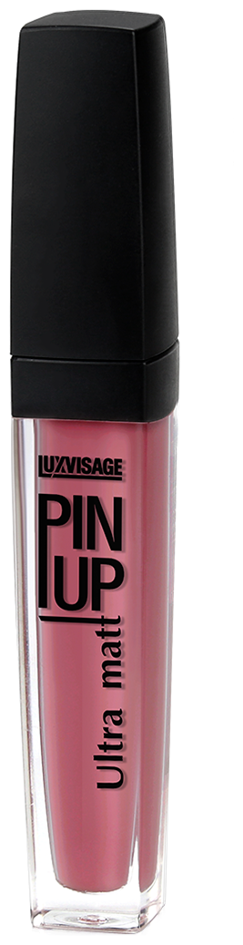 LUXVISAGE Блеск для губ Pin-Up Ultra Matt матовый, 19-Пыльная роза