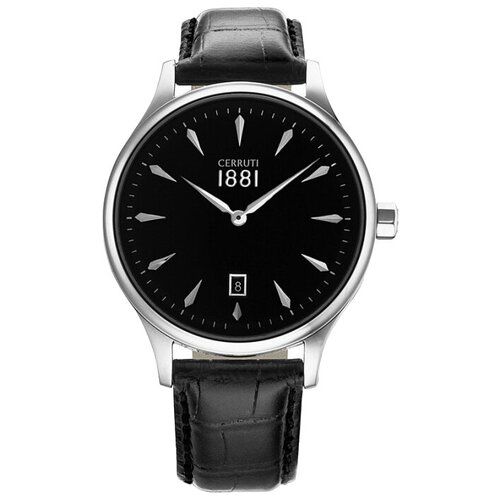 наручные часы cerruti 1881 ciwgb0020004 серебряный черный Наручные часы Cerruti 1881 CRA082, серебряный, черный