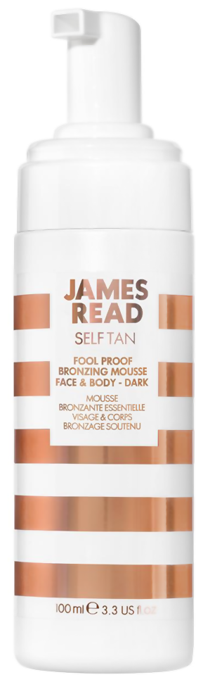 JAMES READ мусс для автозагара Fool Proof Bronzing Mousse Face & Body Dark 100 мл