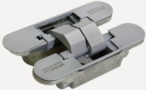 Изображение товара Петля дверная скрытая Morelli с 3-D регулировкой HH-2 SC матовый хром, металлическая накладная для межкомнатных дверей