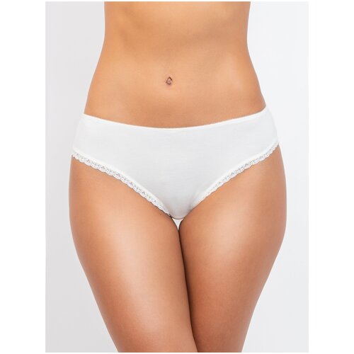 фото Vis-a-vis трусы слипы средней посадки, размер xs, off white