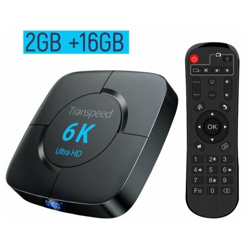 ТВ-приставка Transpeed 2 Гб ОЗУ 16 Гб Android 339000₽