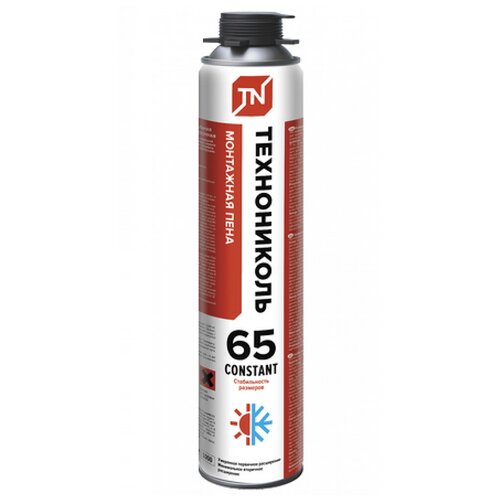 Пена монтажная профессиональная Технониколь 65 Constant, всесезонная, 850 г