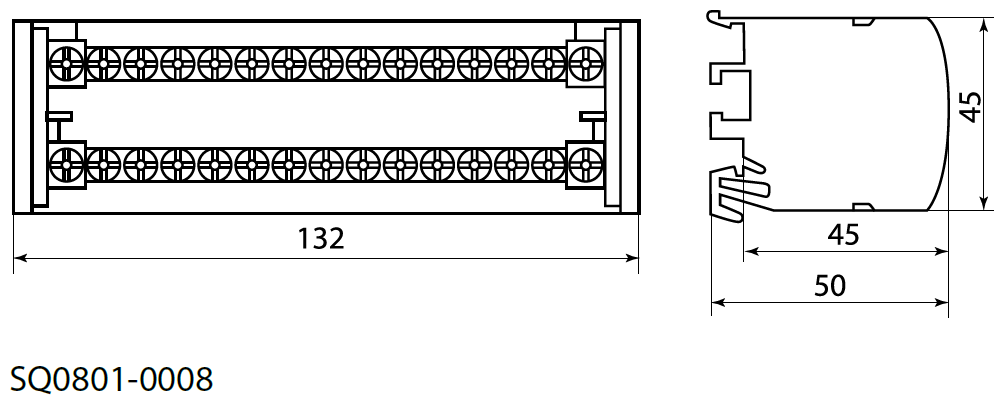 Шина сборная нулевая (полосовая) TDM ЕLECTRIC SQ0801-0008 - фотография № 2