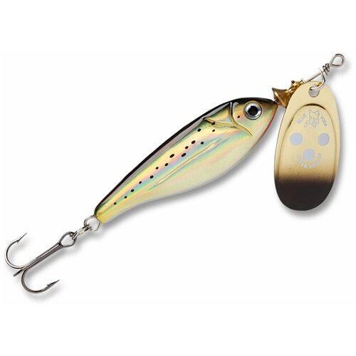 блесна вращающаяся blue fox minnow super vibrax 3 ob Blue Fox, Блесна Vibrax Super Minnow BFMSV2, №2, 9г, G