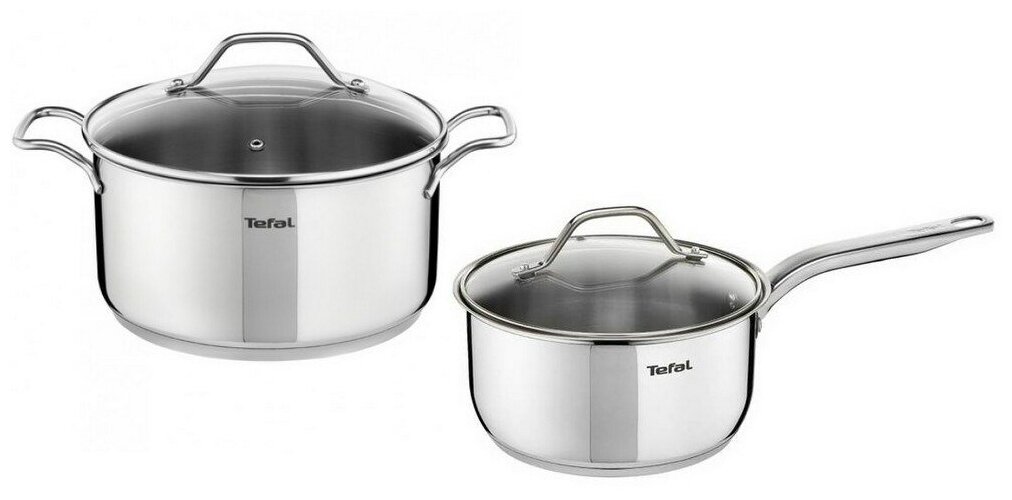 Набор посуды TEFAL INTUITION A702S474 нерж.сталь, 4 предм.