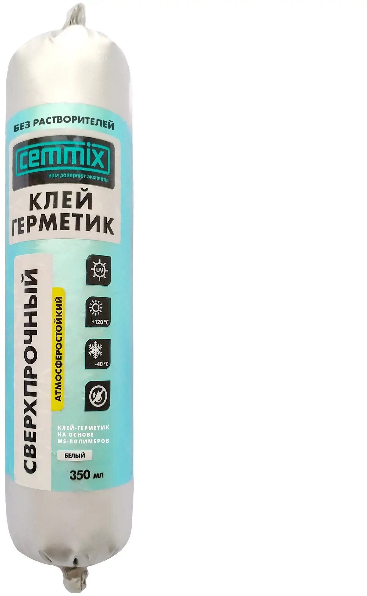 Клей-герметик сверхпрочный Cemmix 350 мл белый - фото №8