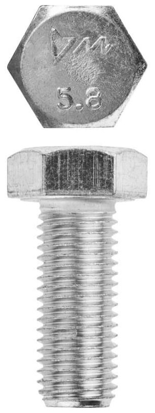 Болт ГОСТ 7798-70, M16 x 40 мм, 5 кг, кл. пр. 5.8, оцинкованный, ЗУБР