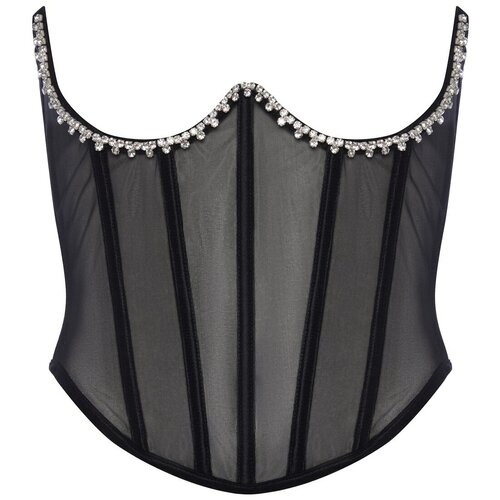 Корсет PEONIUM, размер 42, черный